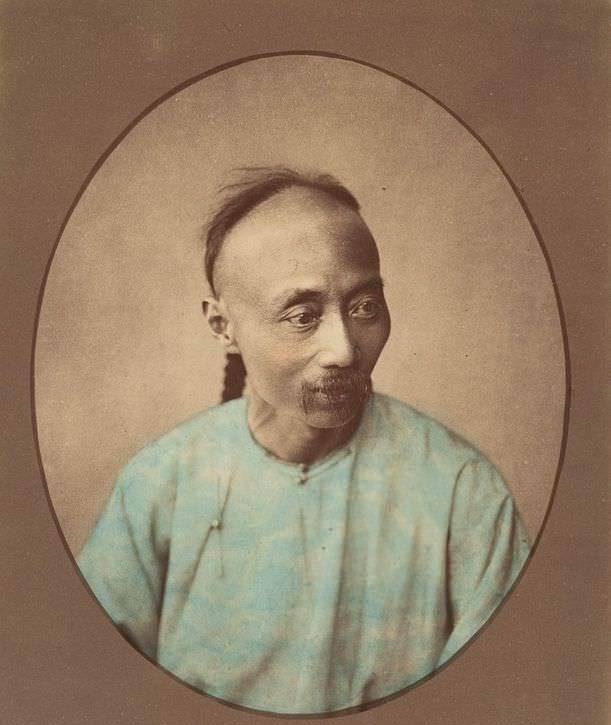 【图3】清朝中年男子.