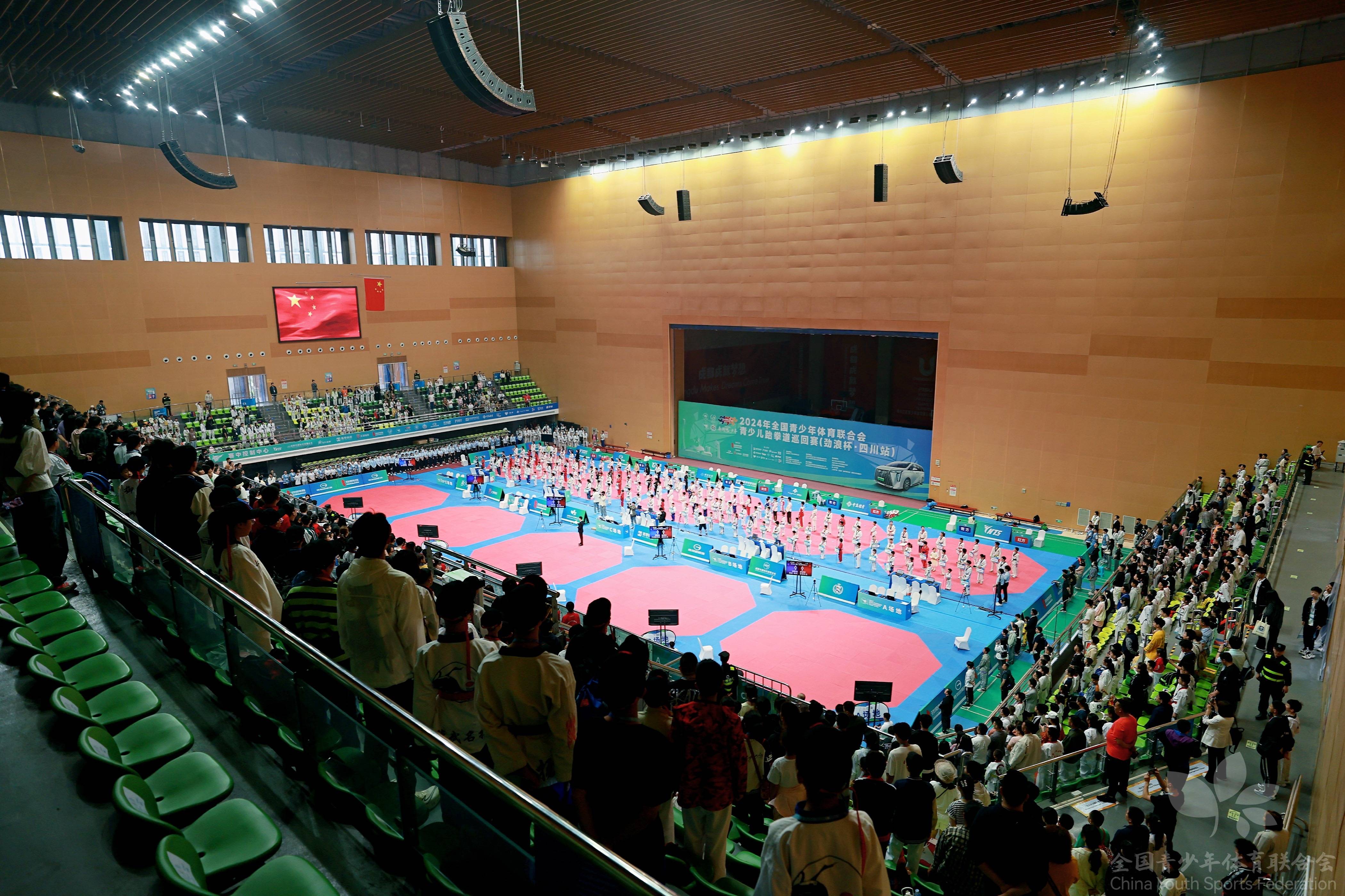 2024年全国青少年体育联合会跆拳道巡回赛（劲浪杯-四川站）举行