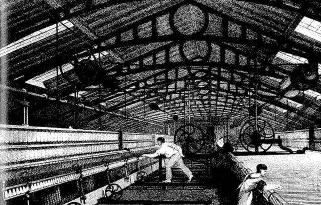 原创纺织机器和纺织工厂的出现给英国的纺织产业带来了怎样的效益