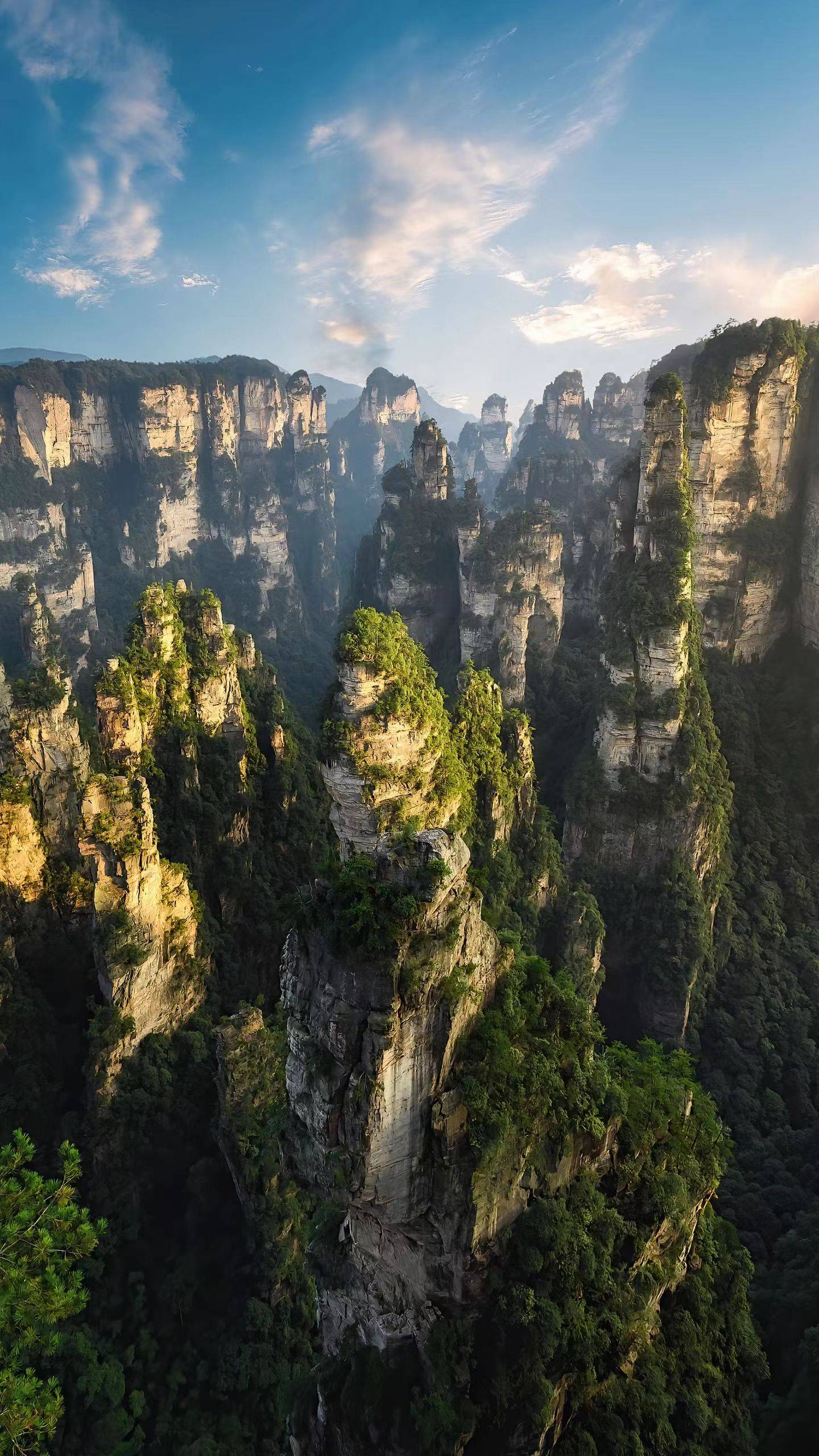 张家界旅游景点全景图图片