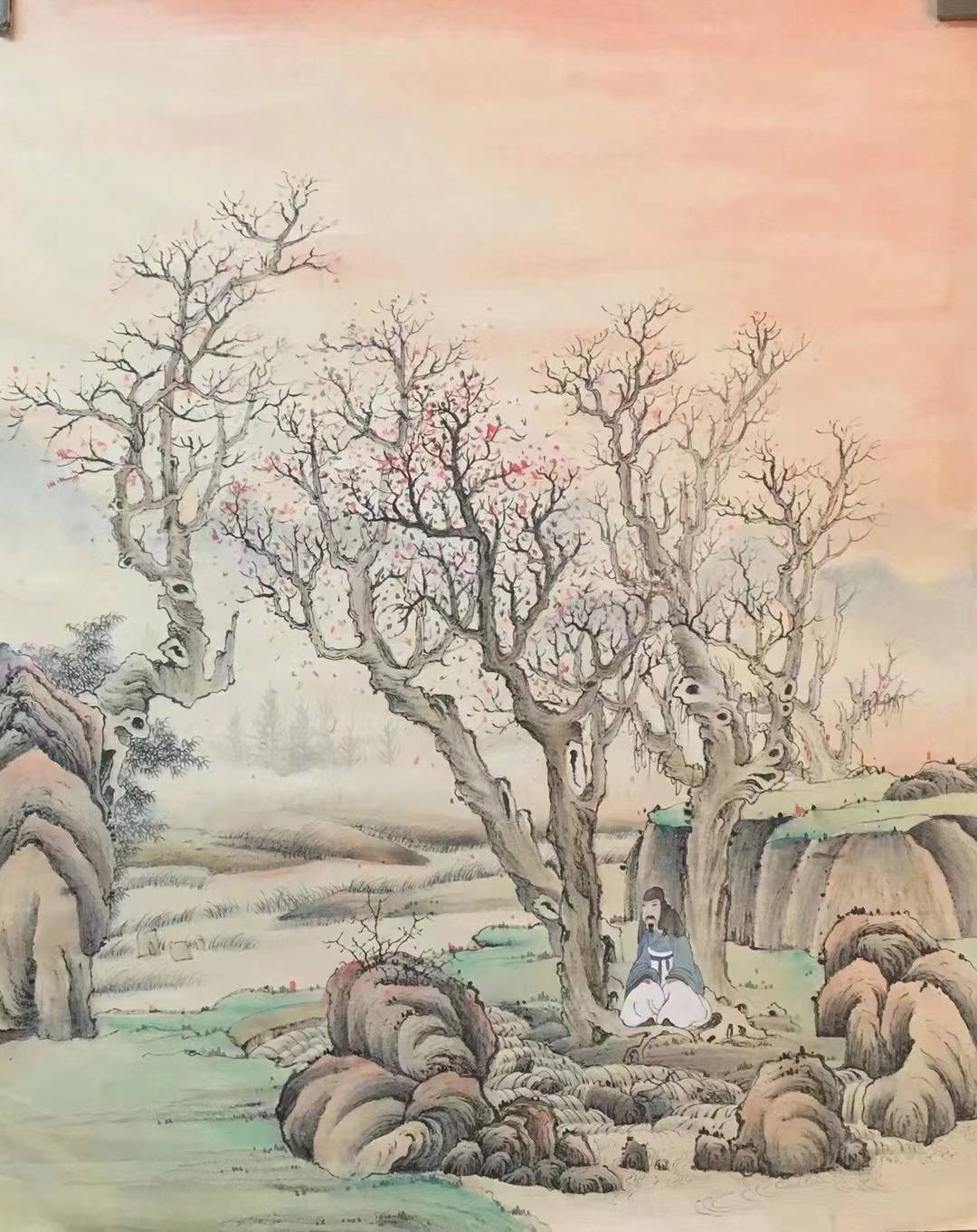 当代著名山水工笔画家王美娜