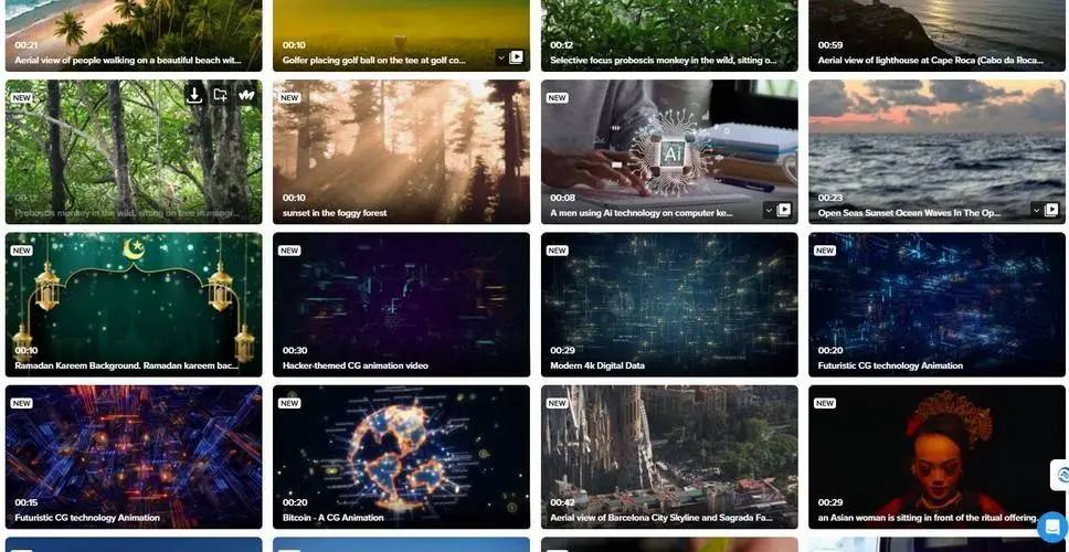 热门国外风景视频素材网站有哪些?