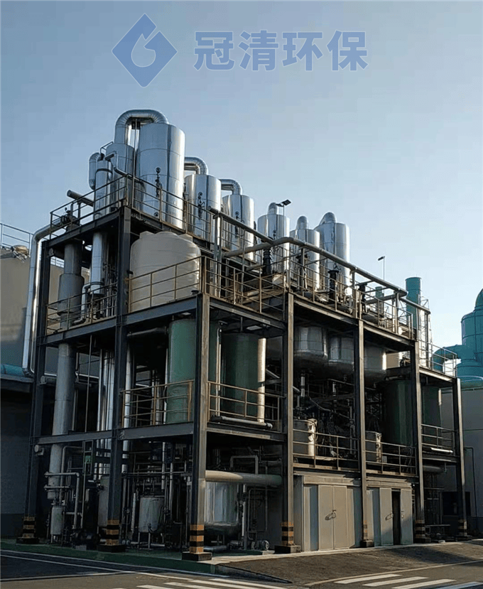 结晶蒸发处理设备 双效强制循环蒸发器 废水蒸发器