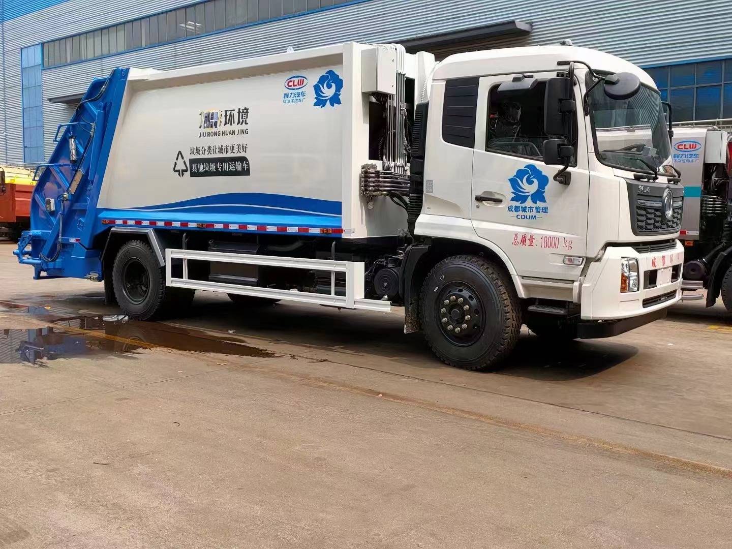 东风天锦16立方压缩垃圾车