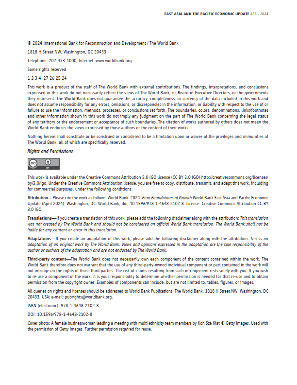 2024年4月东亚及太平洋地区经济报告]