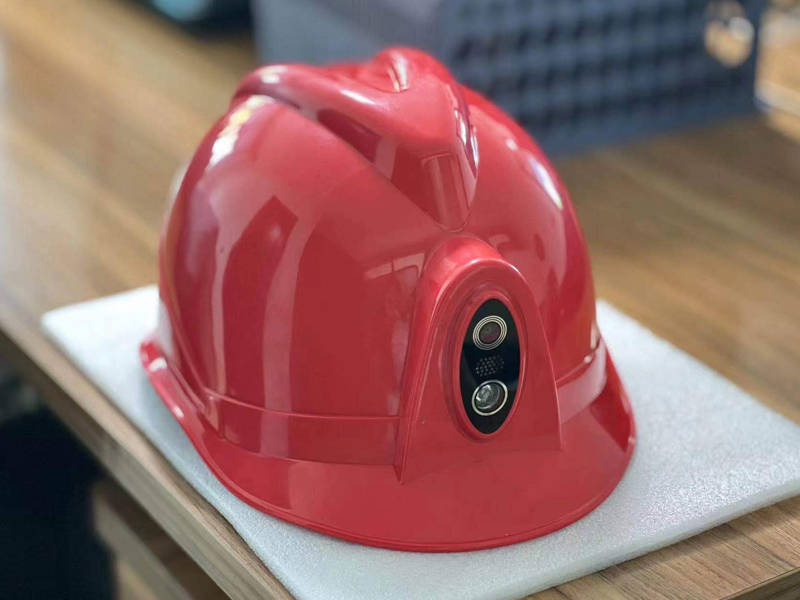 智能安全帽定制_生命体征|电子围栏|有毒气体检测4g智能安全帽方案