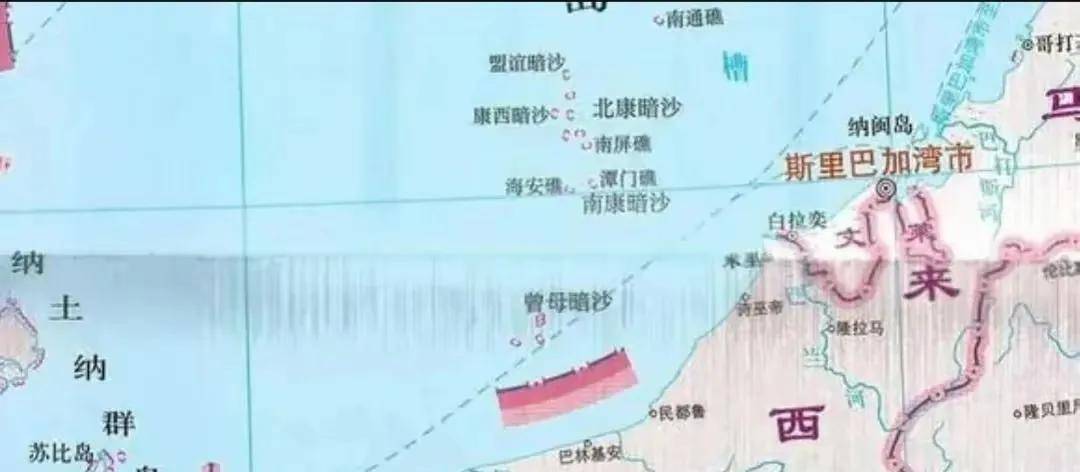 我国国土最南端曾母暗沙