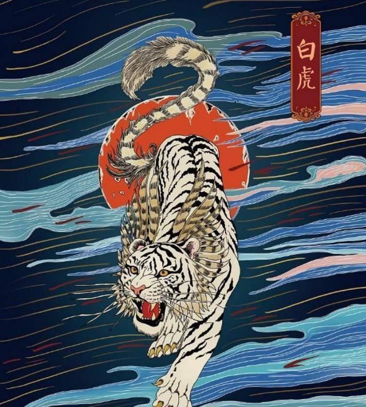 上古神话"五圣兽":东青龙西白虎,南朱雀北玄武,还有