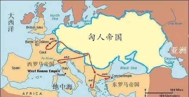 虽然欧洲史称为"日耳曼蛮族入侵",其实就是哥特人,而哥特人搞事的原因