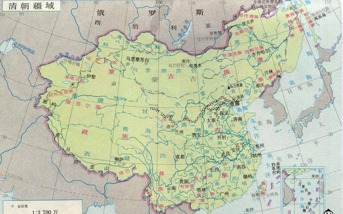 清朝疆域鼎盛时1316万平方公里,历经5大时期开拓,败给了他