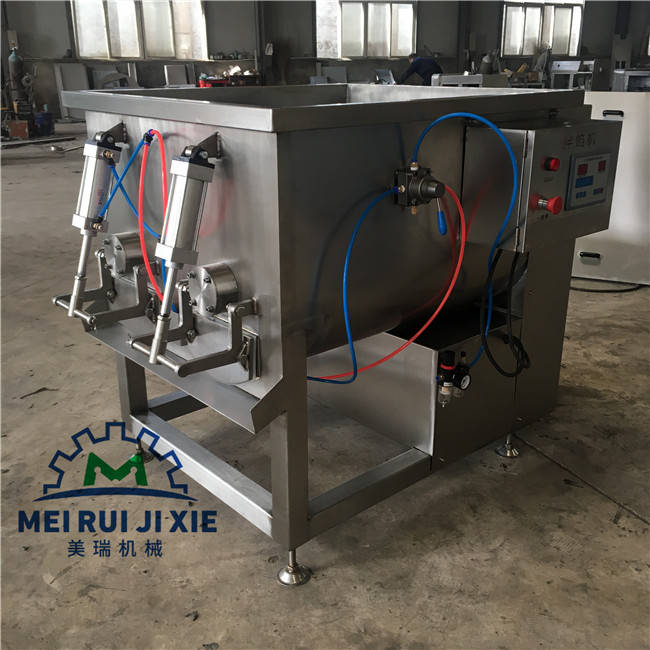 双轴拌馅机 小型拌馅机 不锈钢拌馅机 质量保证 厂家直销四方向搅拌无