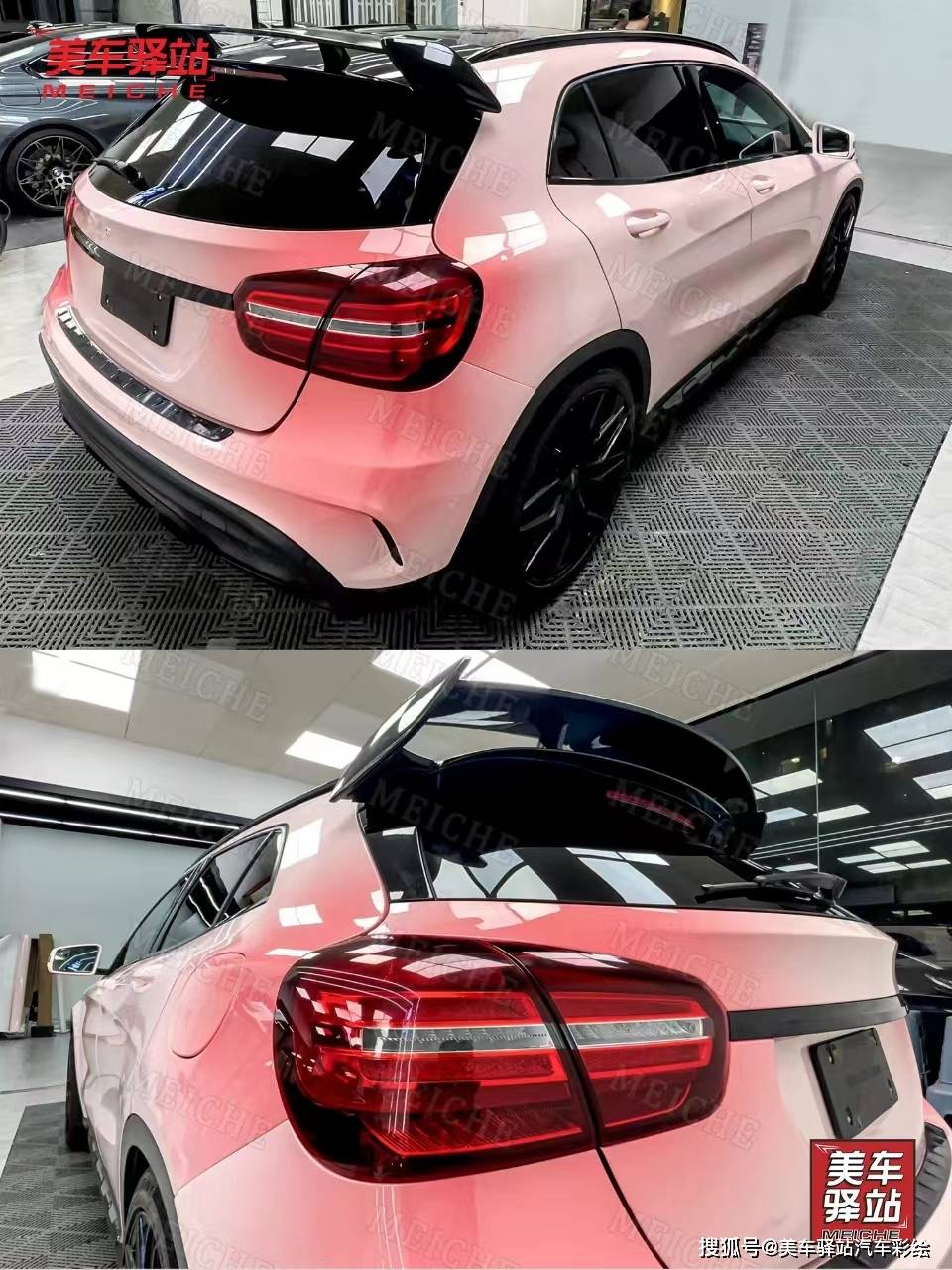 桃花粉渐变车!初恋般的害羞情怀_搜狐汽车_搜狐网