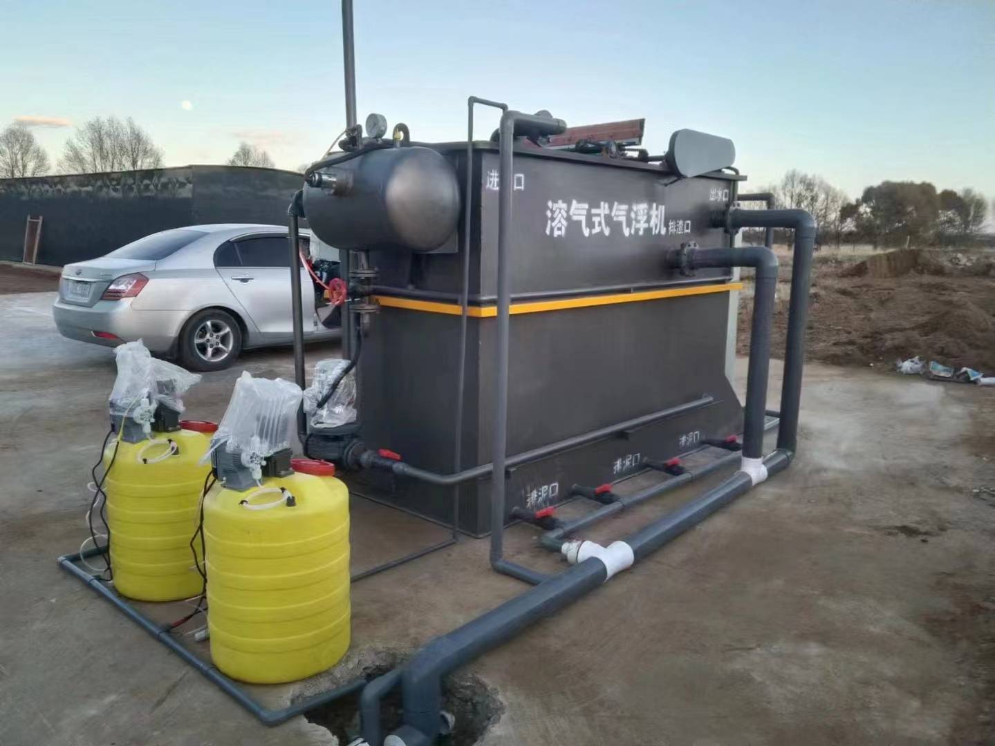 啤酒厂用的气浮机污水处理设备