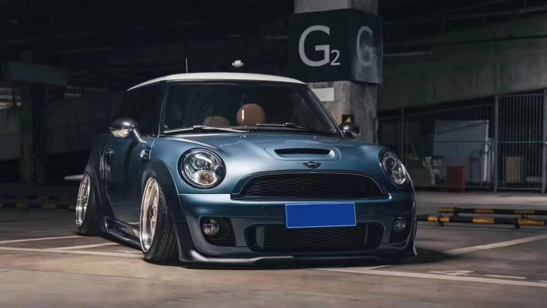 视觉冲击 宝马mini r56s改装airbft气动避震