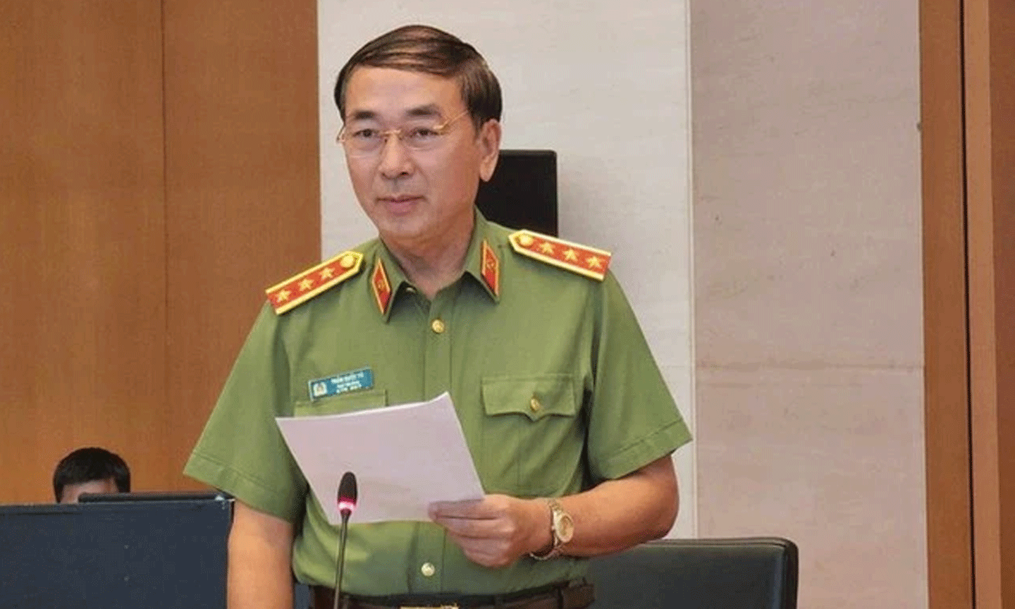 越南公安部常务副部长陈国祖新加坡尤索夫伊萨东南亚研究所的客座研究