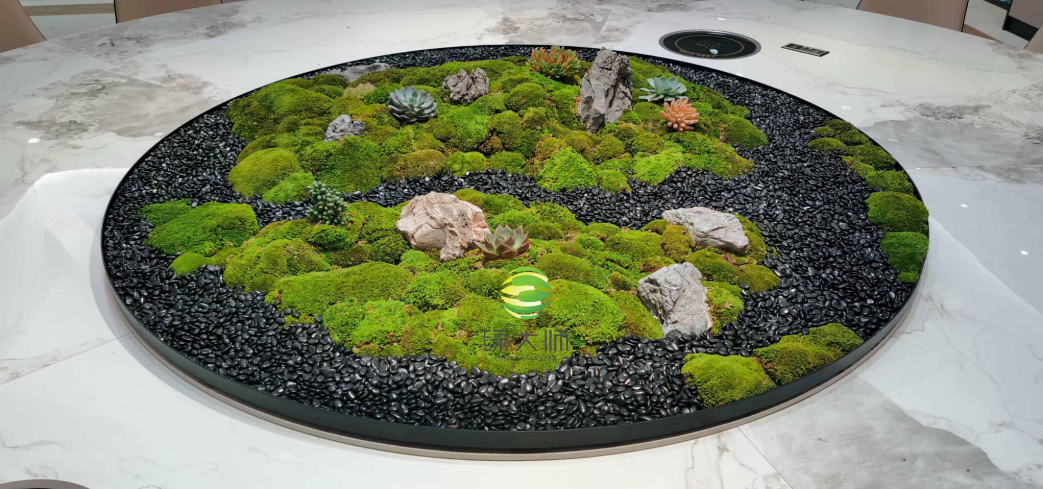永生苔藓与仿真植物融合搭配设计