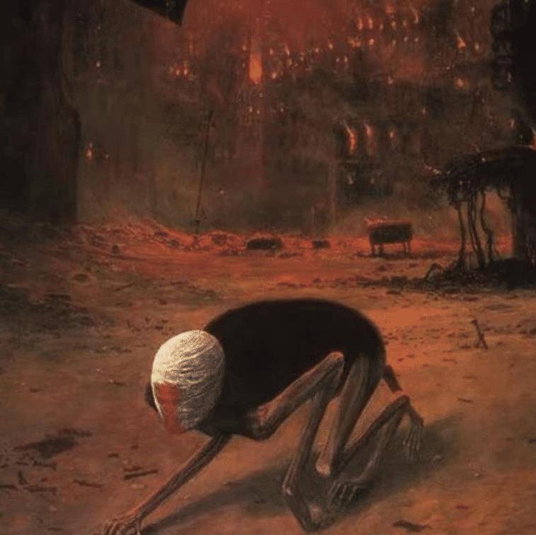 男子亲历鬼门关七分钟,醒来画出"地狱景象",神似《山海经》_格雷_身体