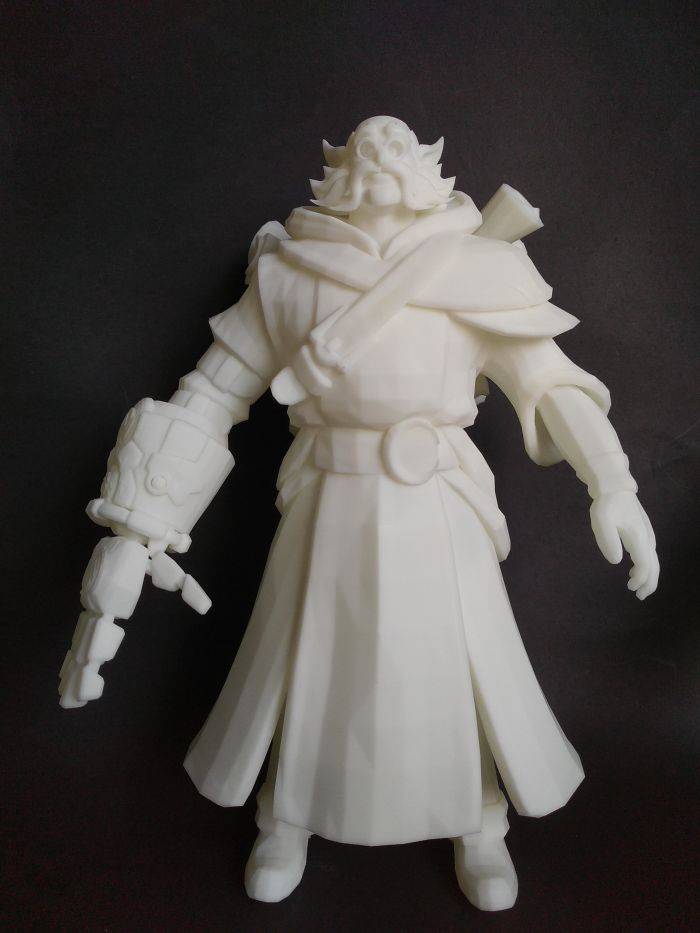 建模是3d打印的基石,它决定了3d打印手办模型产品的形状,结构和细节.