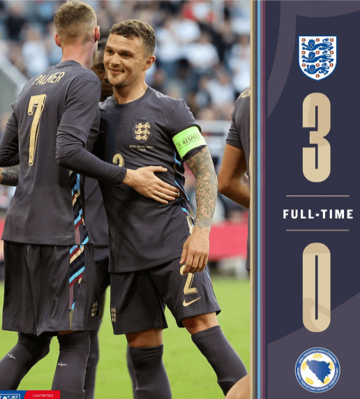 阿诺德 帕尔默状态火热 助英格兰热身赛3-0战胜波黑 阿诺德凸显中场