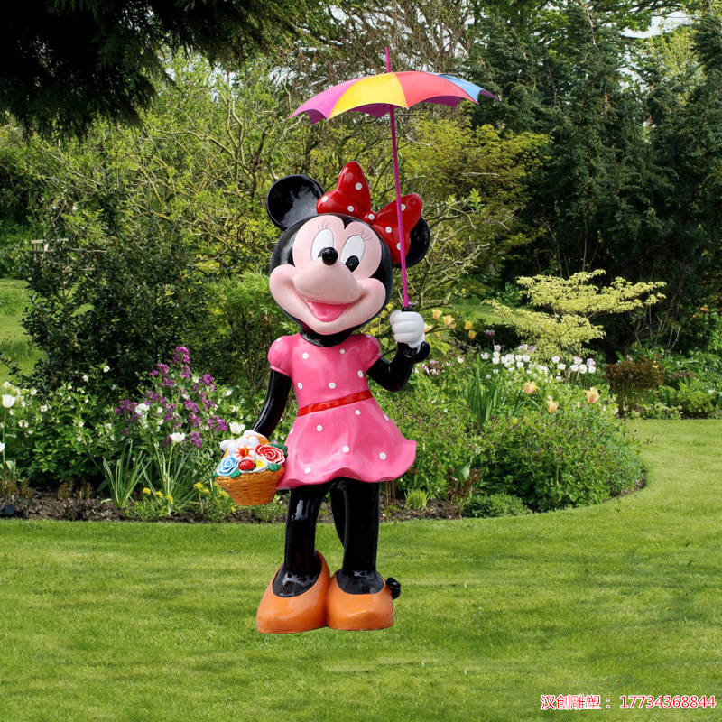 玻璃钢卡通动画人物雕塑 户外装饰摆件小品景观