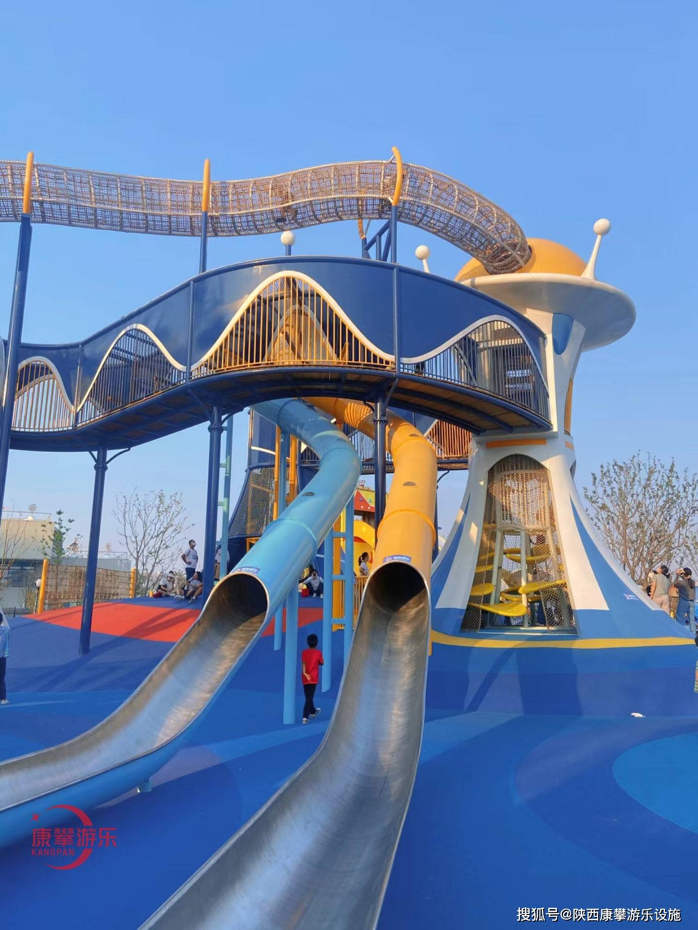 陕西户外大型儿童游乐场定制案例_乐园_设备_设施