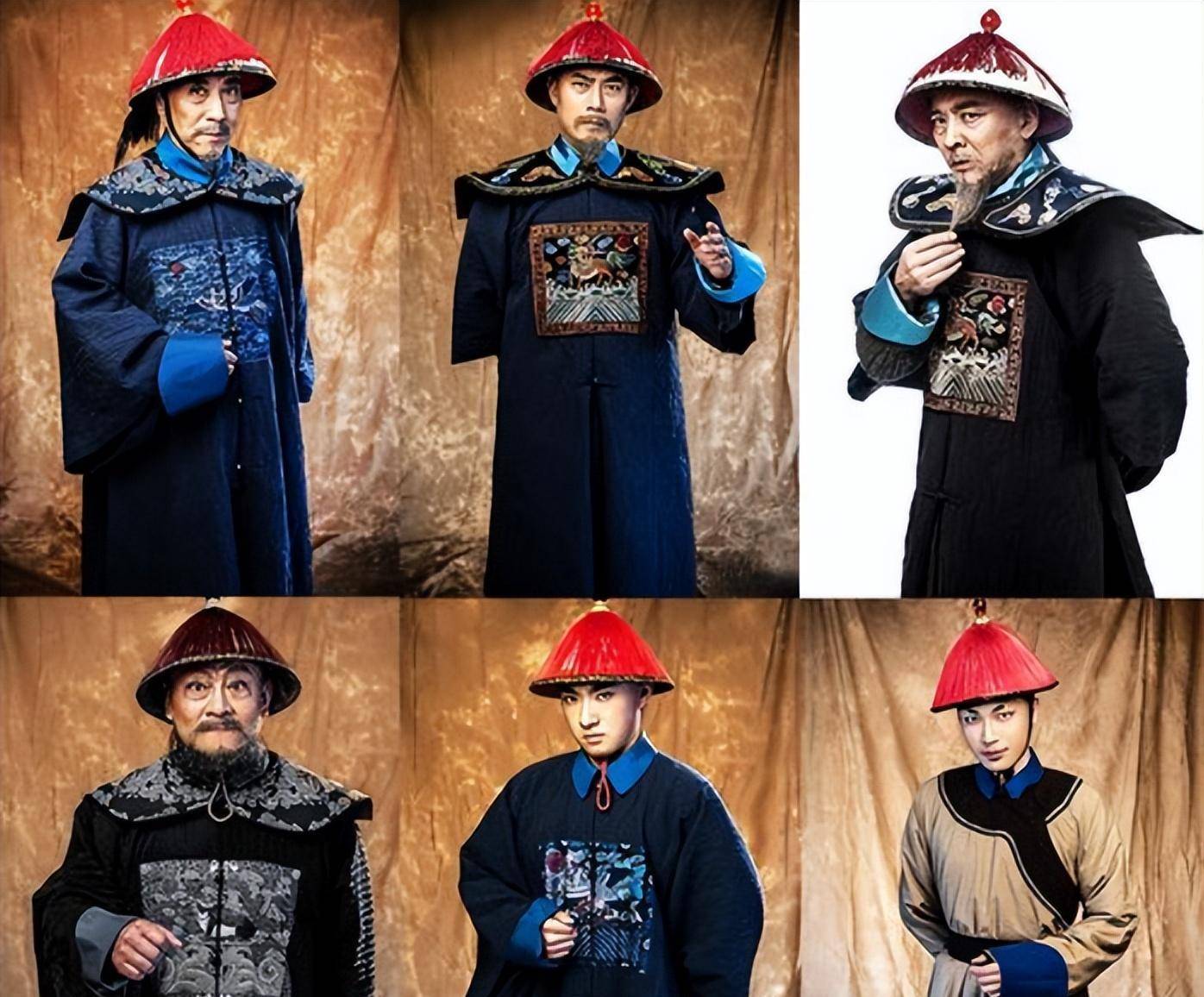 清朝的官服大致分为两类,一是朝服,二是补服.