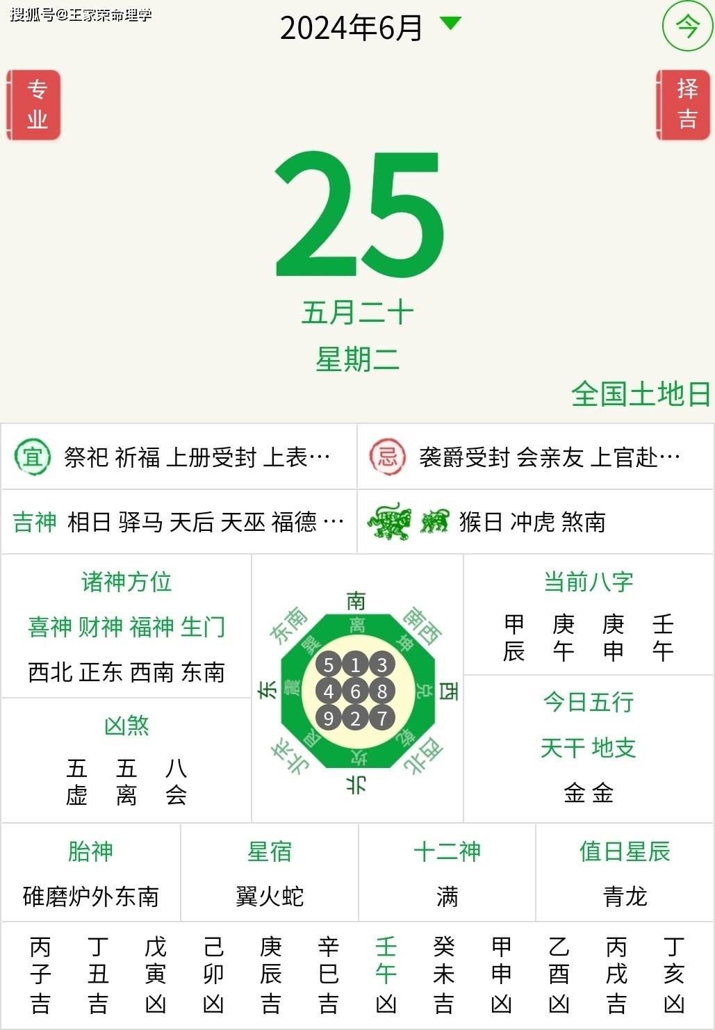 今日十二生肖运势播报2024年6月25日