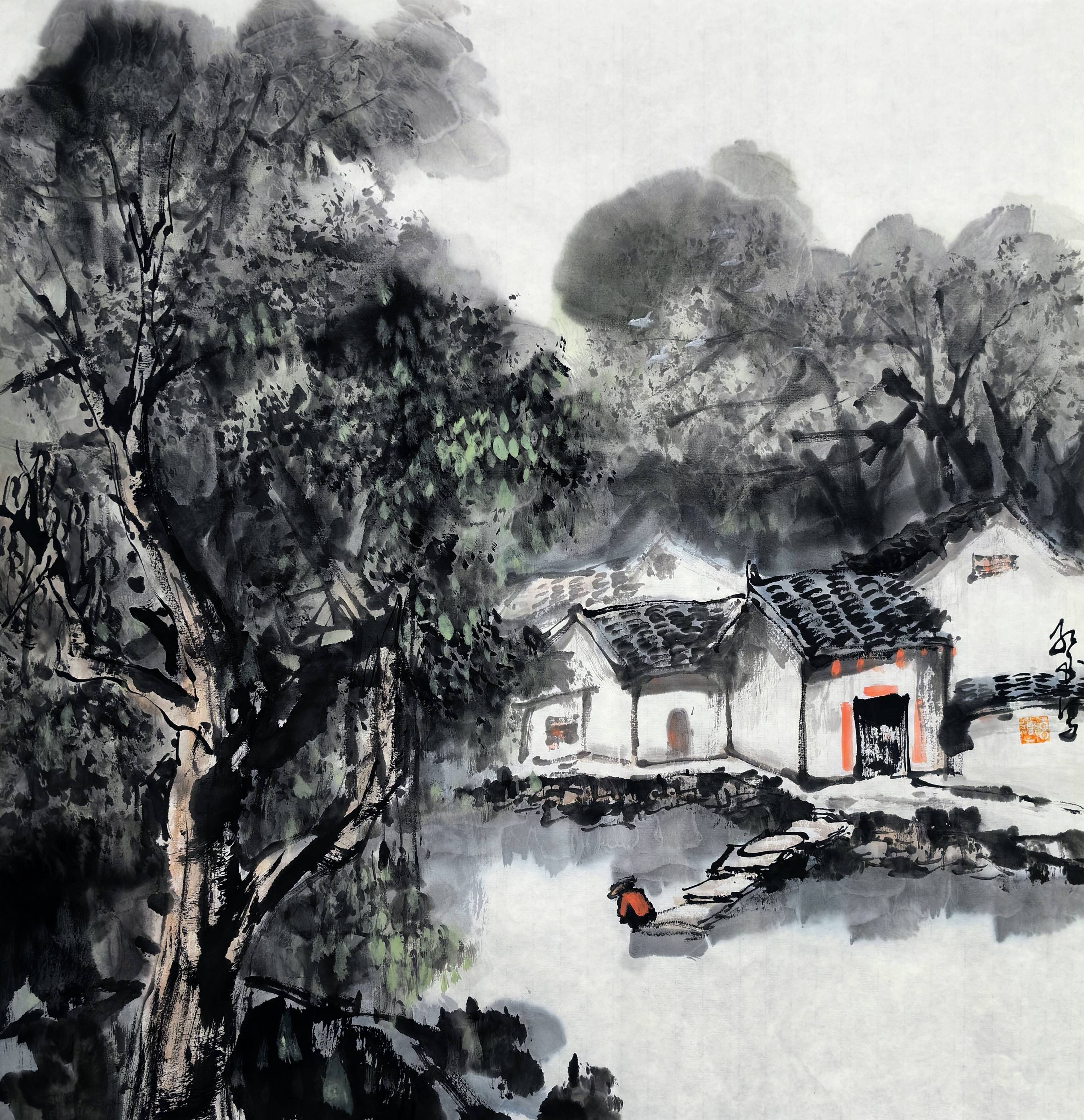 张际才当代写意山水画6月最受欢迎作品评选活动入围作品(第二期)