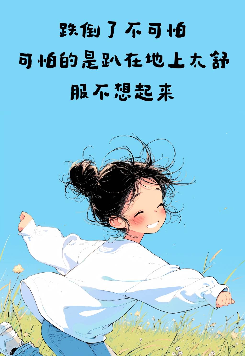 "调皮的正能量句子,笑一笑,干劲十足"