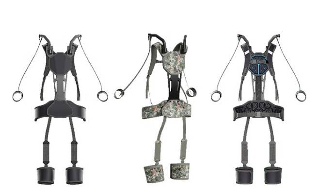 有源和无源单兵负重和腰部搬运外骨骼