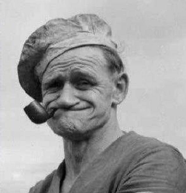 "大力水手"波比如今已年过九旬,其原型不爱菠菜爱拳击