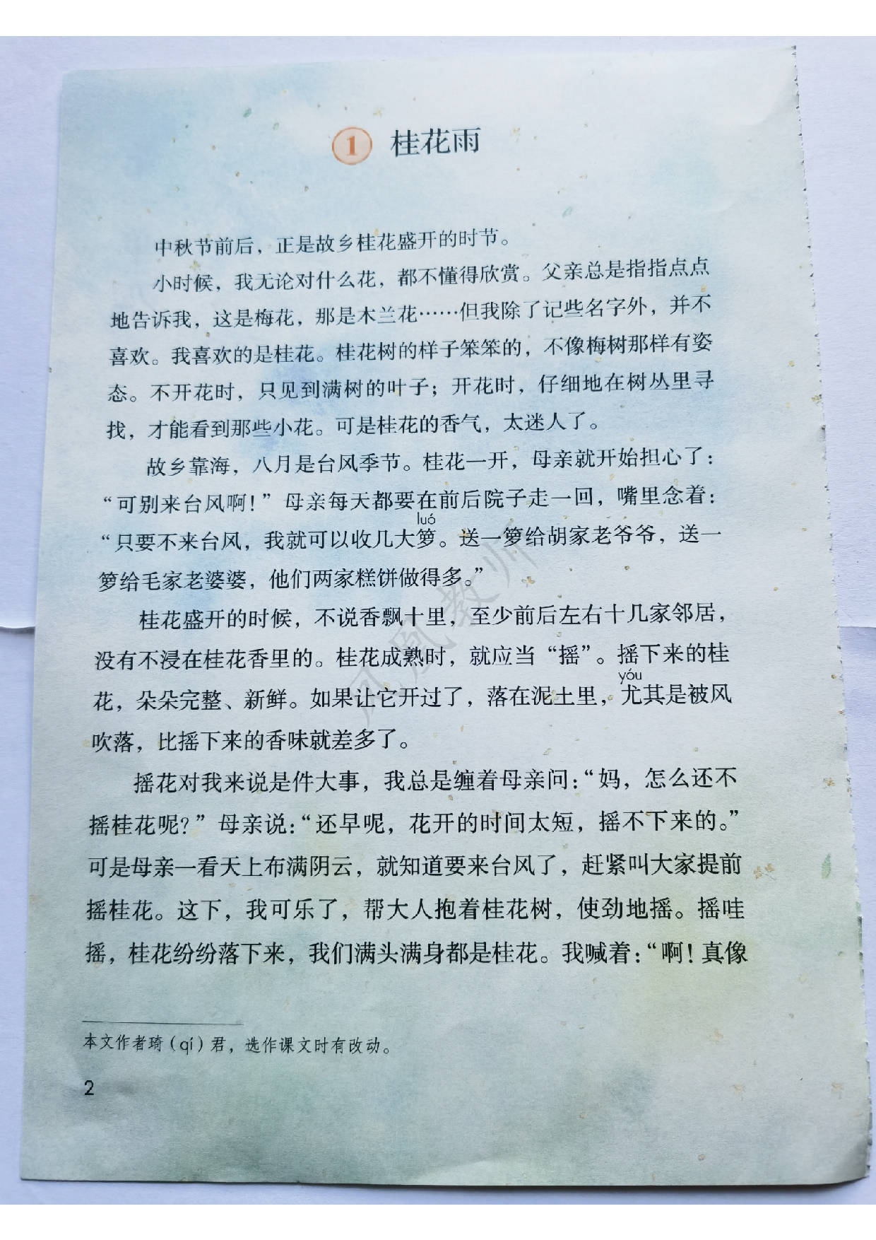 2024秋 | 部编版 | 小学五年级上册语文电子课本_工具_芝麻_课文