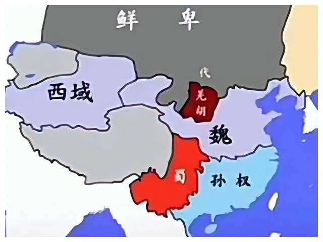 三国版图变化图片