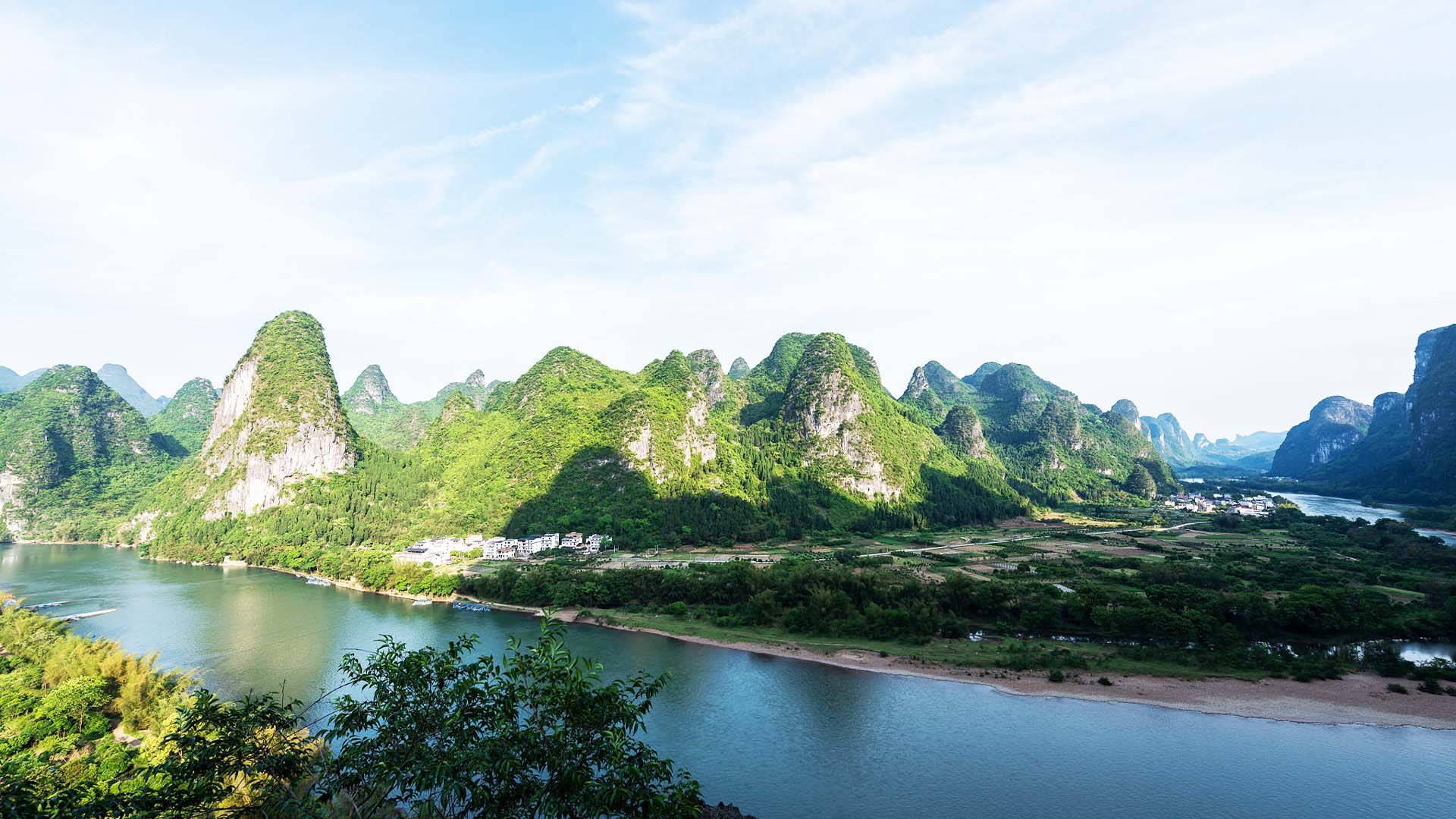 桂林漓江风景区照片图片