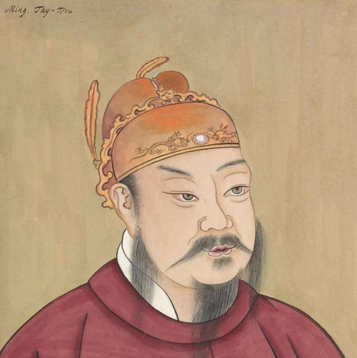 7张历史上流传的朱元璋画像:被故意丑化,图7才是朱元璋真实容貌