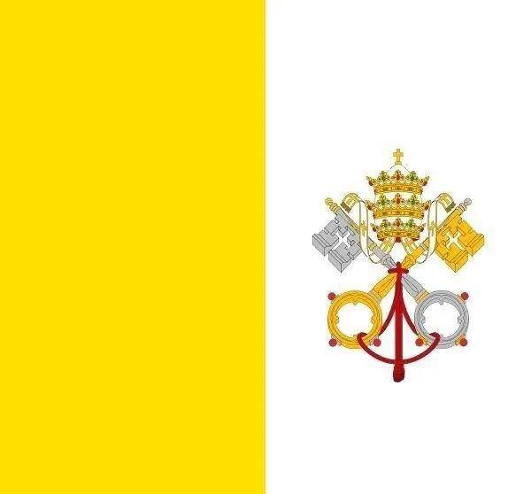 国徽是背衬着红色的教宗保禄六世的宗徽.