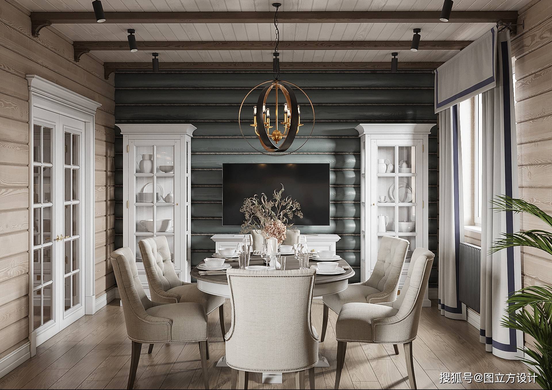 美式餐厅装修效果图:效果惊艳,尽显自由与温馨!