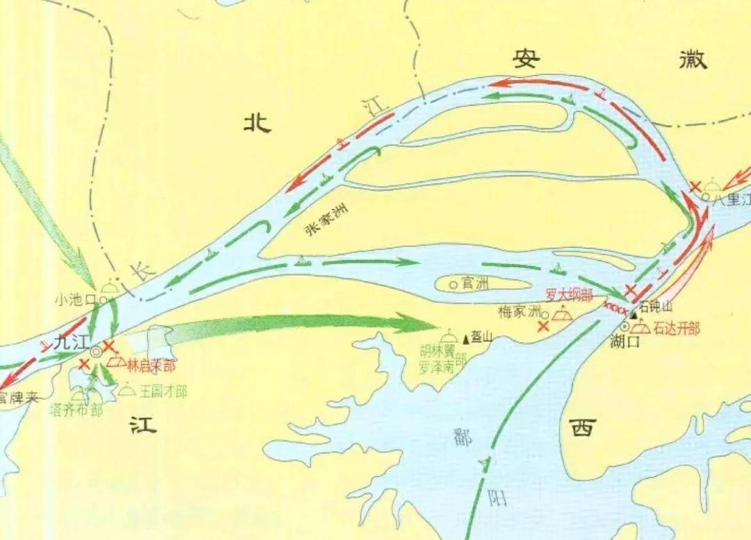 鄱阳湖之战示意图图片