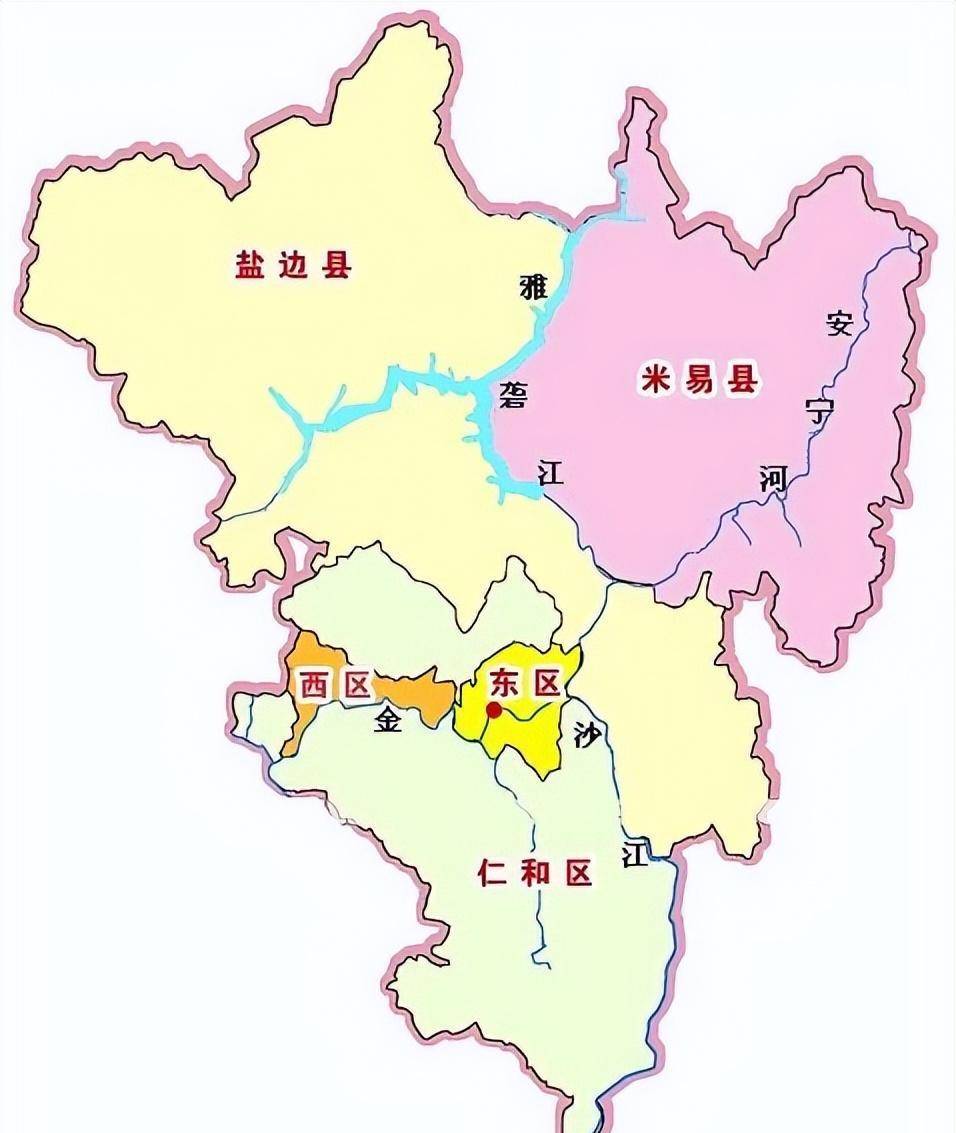 攀枝花市市辖区范围图片