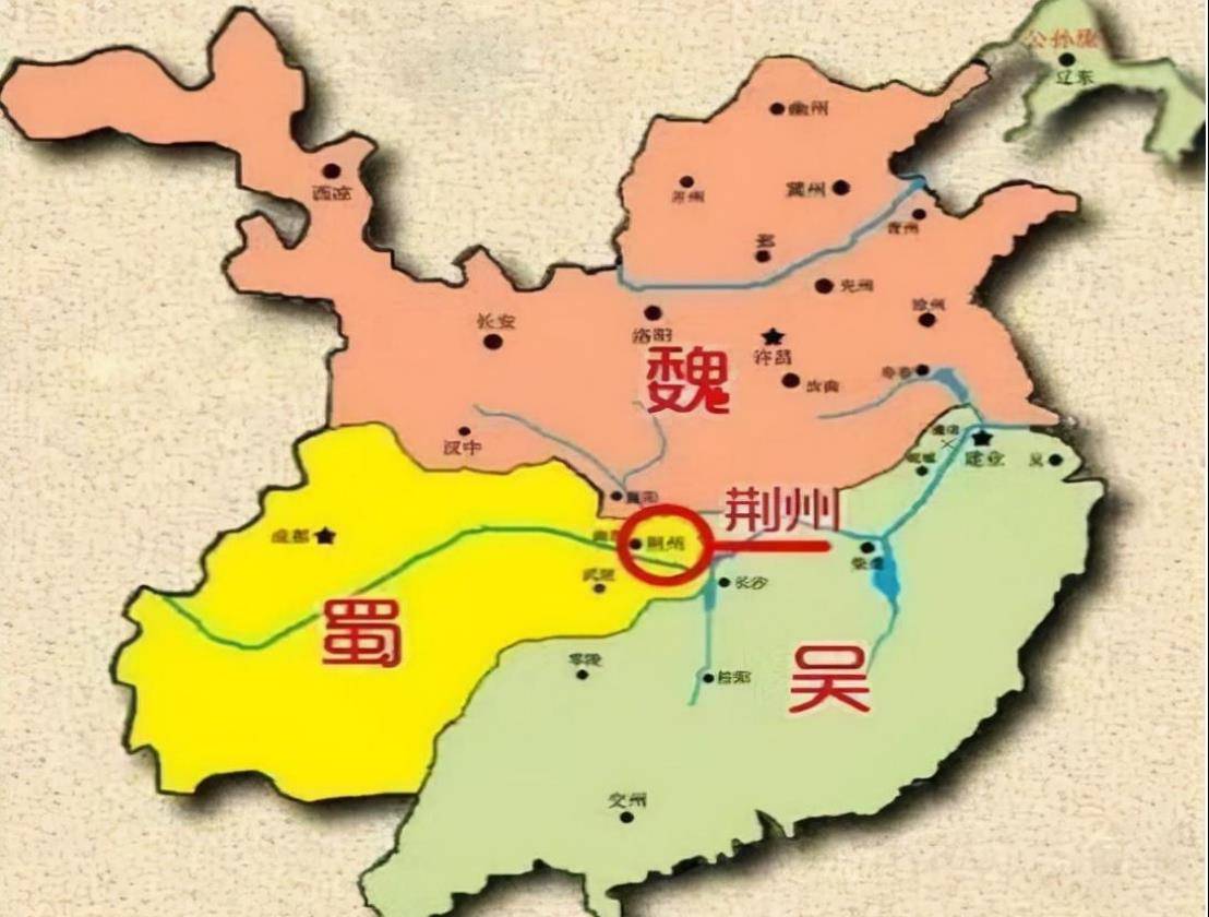 三国荆州地图 精确图片