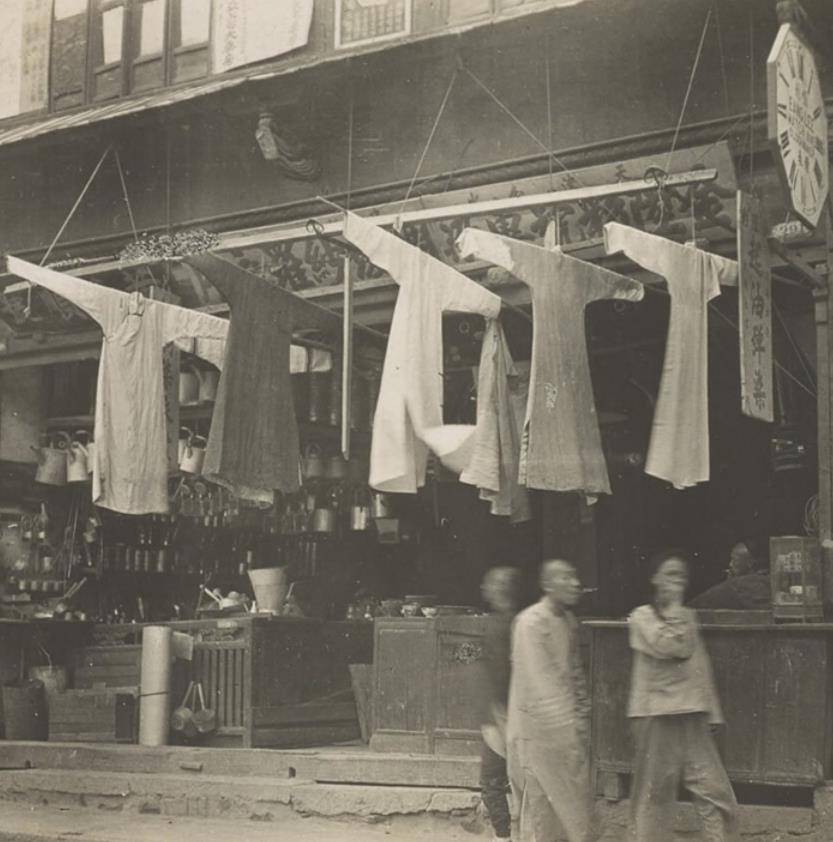 1908年晚清老照片:美丽的上海少女,热闹的市井生活!