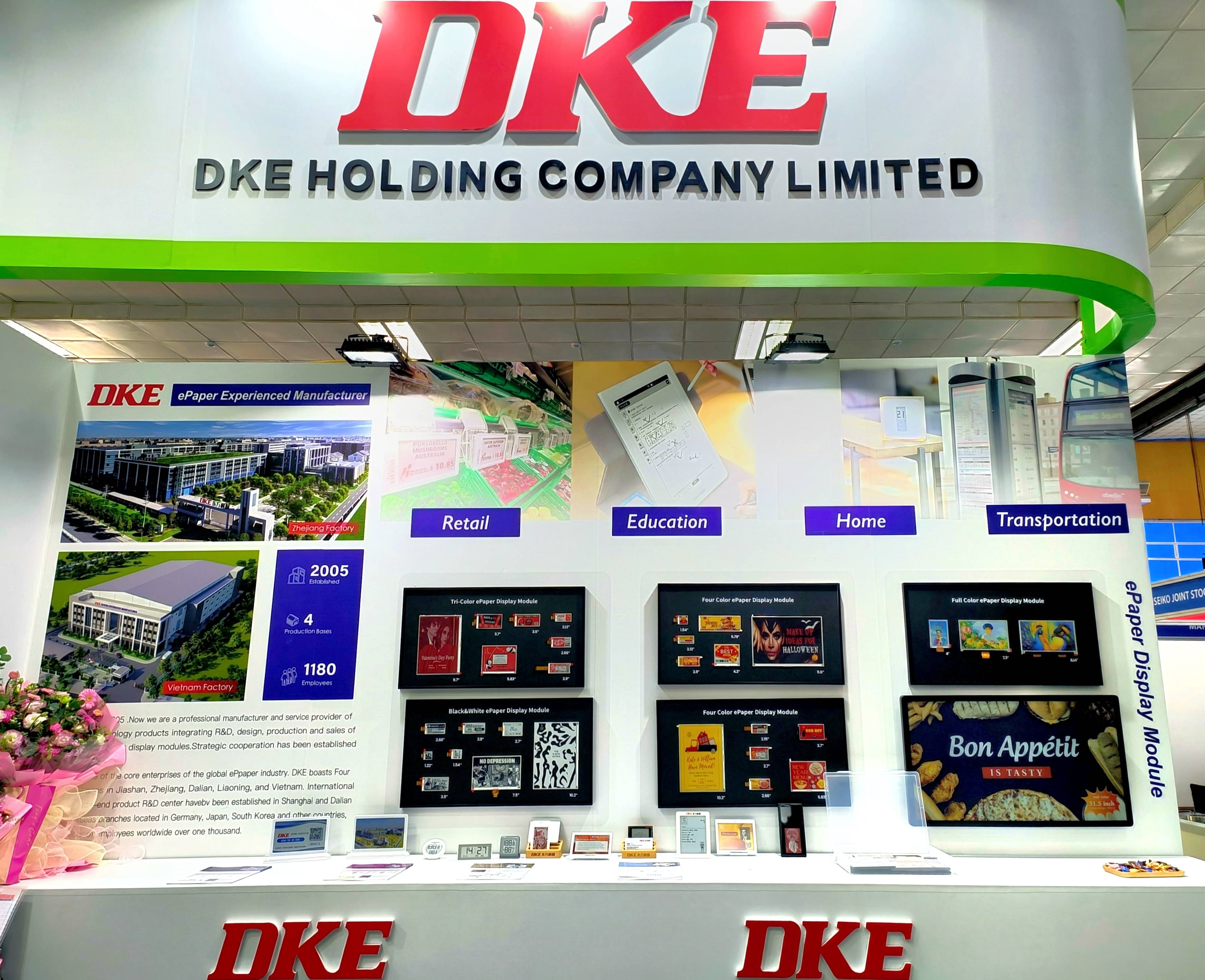 DKE東方科脈電子紙亮相FBC ASEAN 2024越南制造業對接展覽會的圖1