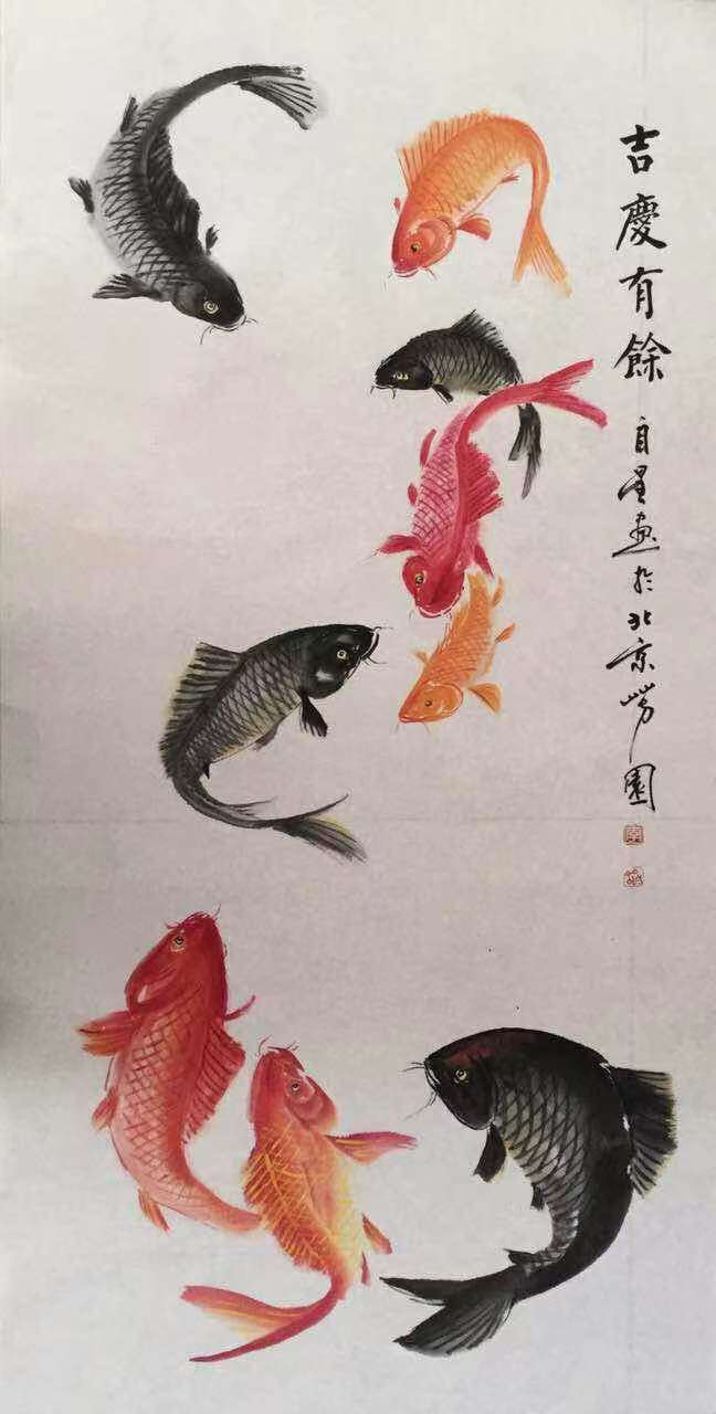 书画家李自星国画:色彩与笔墨的诗意交响
