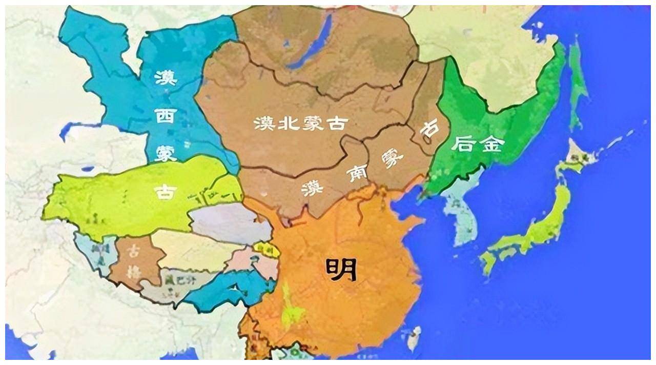 厄鲁特蒙古四部地图图片