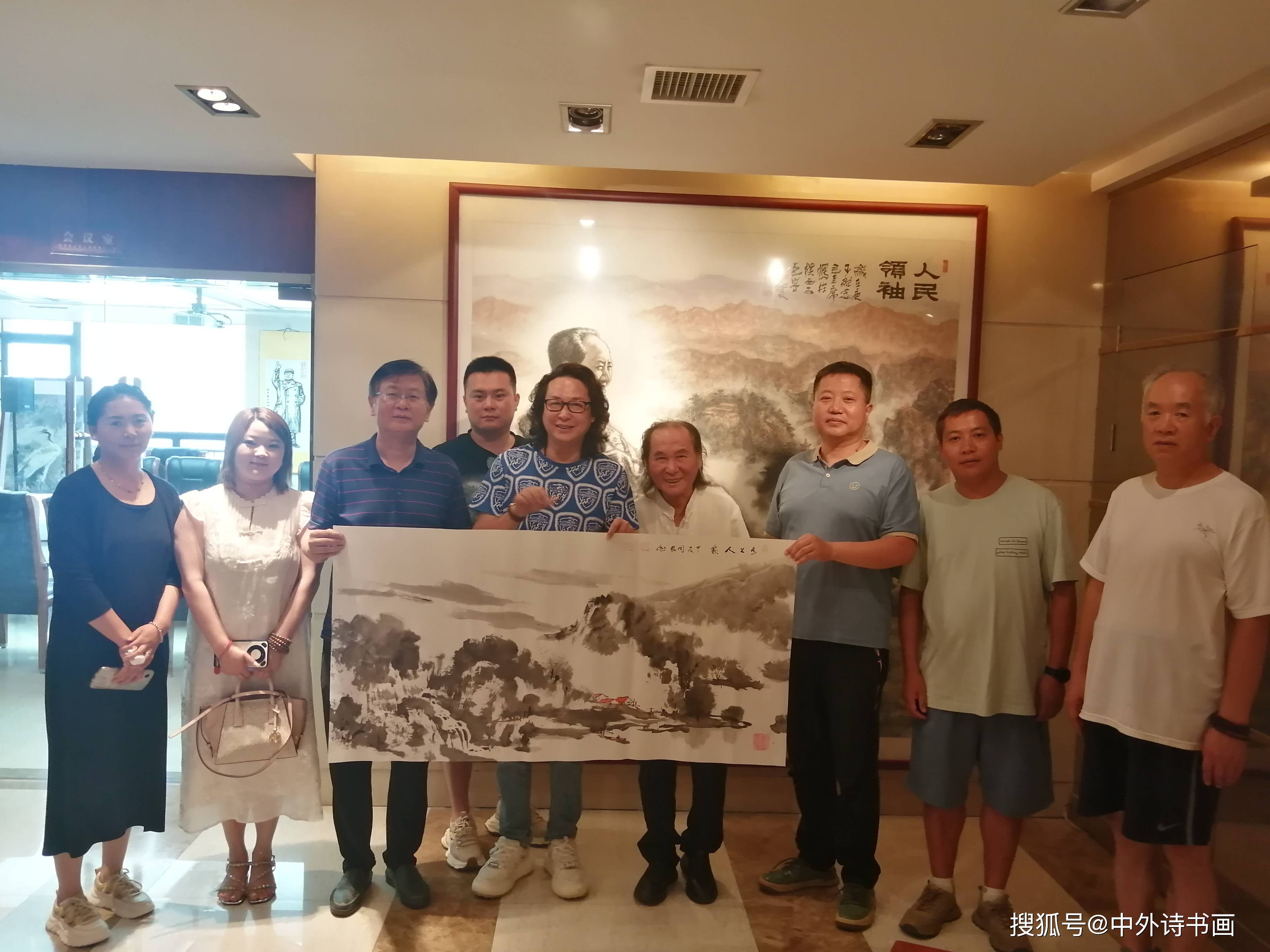 《书画同源》康长学拜会赵同振先生著名书法家赵天成拜访赵同