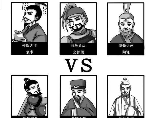 公孙瓒手下九大将图片