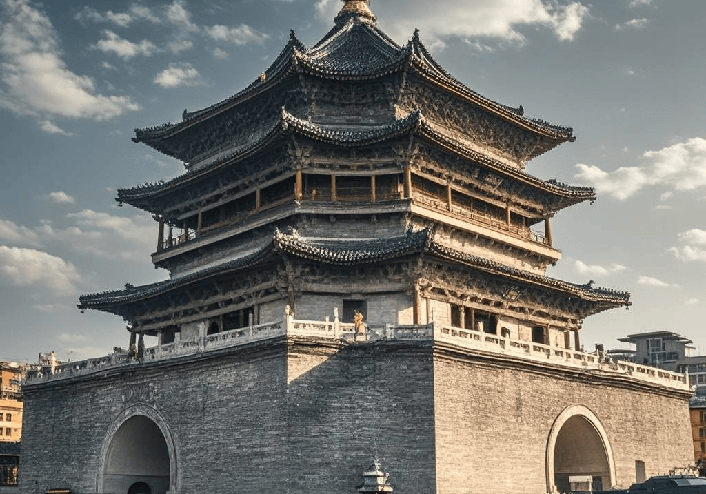 西安钟楼历史文化_建筑_鼓楼_木结构