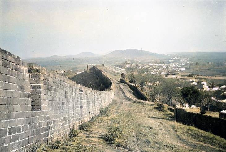 老照片:民国武汉,武昌城墙壮观洪山宝塔耸立,汉江码头百舸千帆_汉口