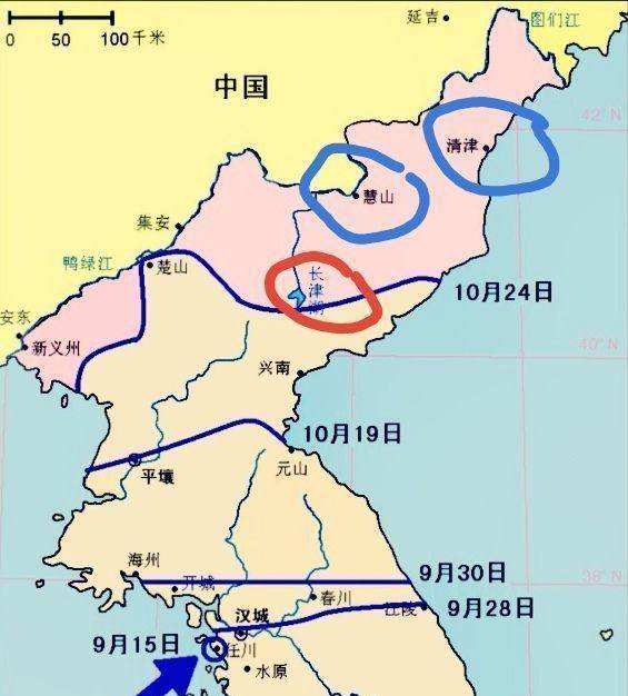 长津湖朝鲜地图图片