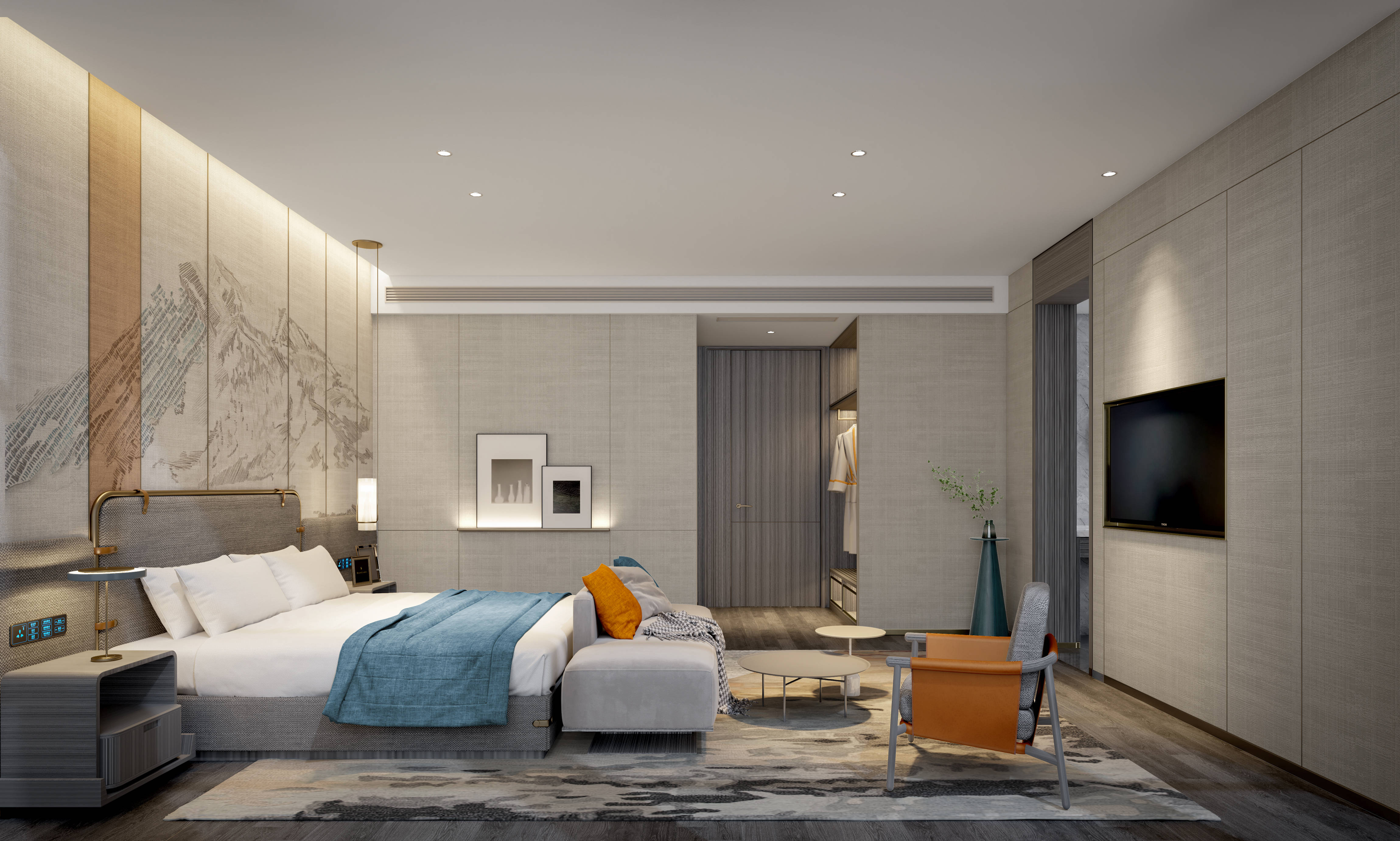 酒店设计公司,酒店设计灯光照明对植物的作用